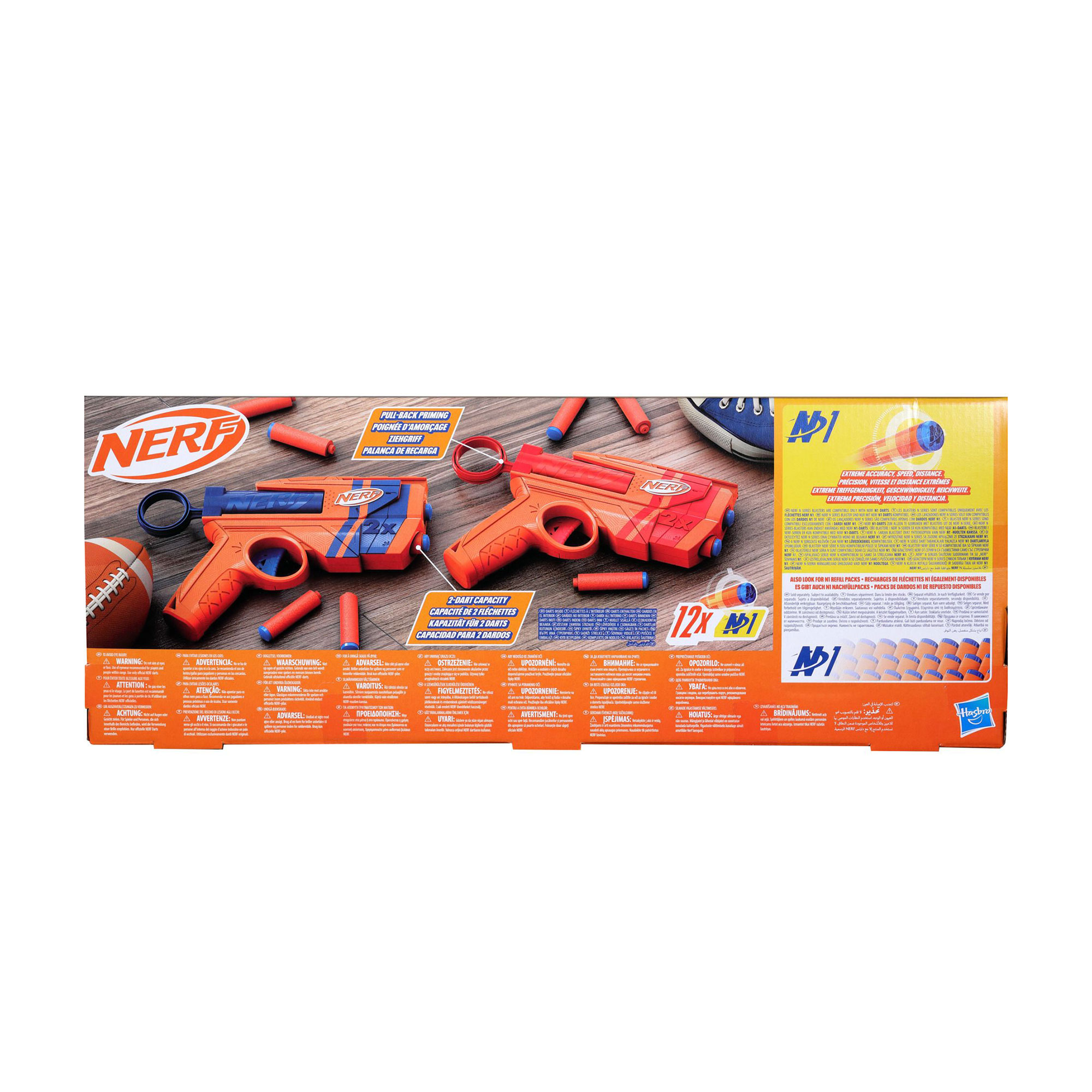 Набір іграшкових бластерів Nerf N Series Duo Pack від 8 років, 12 стріл, 2 шт (G1492)